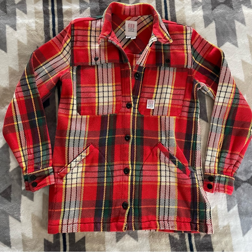 Topo Designs Women's Mountain Shirt Jacket Size Extra Small